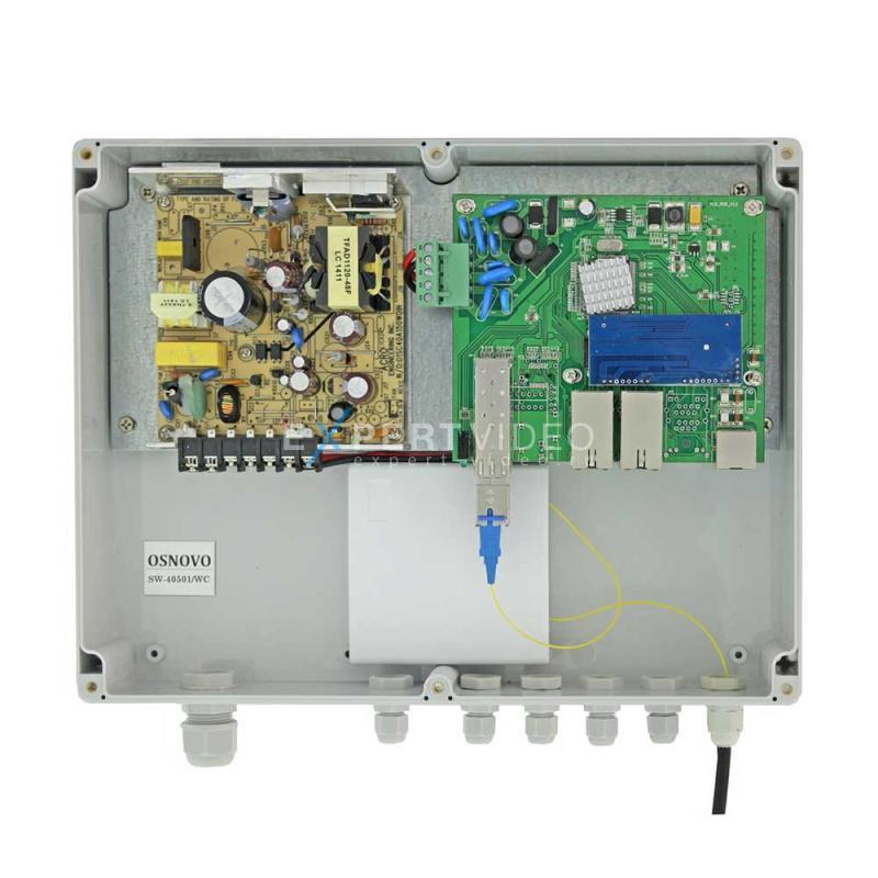 Коммутатор Ethernet Osnovo SW-40501/WC