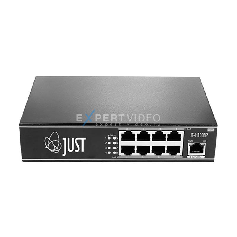 Коммутатор Ethernet Just JT-H1008P