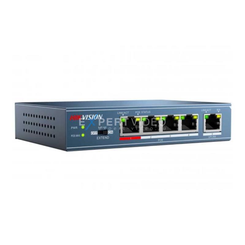 Коммутатор Ethernet Hikvision DS-3E0105P-E
