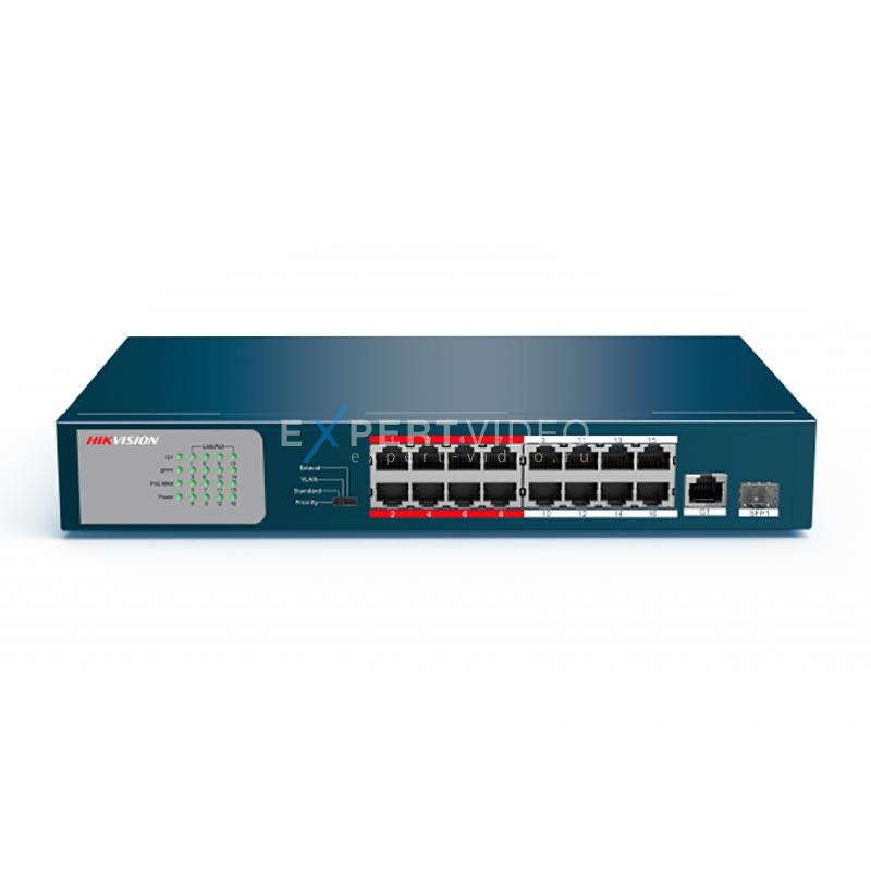 Коммутатор Ethernet Hikvision DS-3E0318P-E/M
