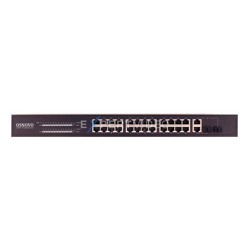 Коммутатор Ethernet Osnovo SW-62422/B(330W)