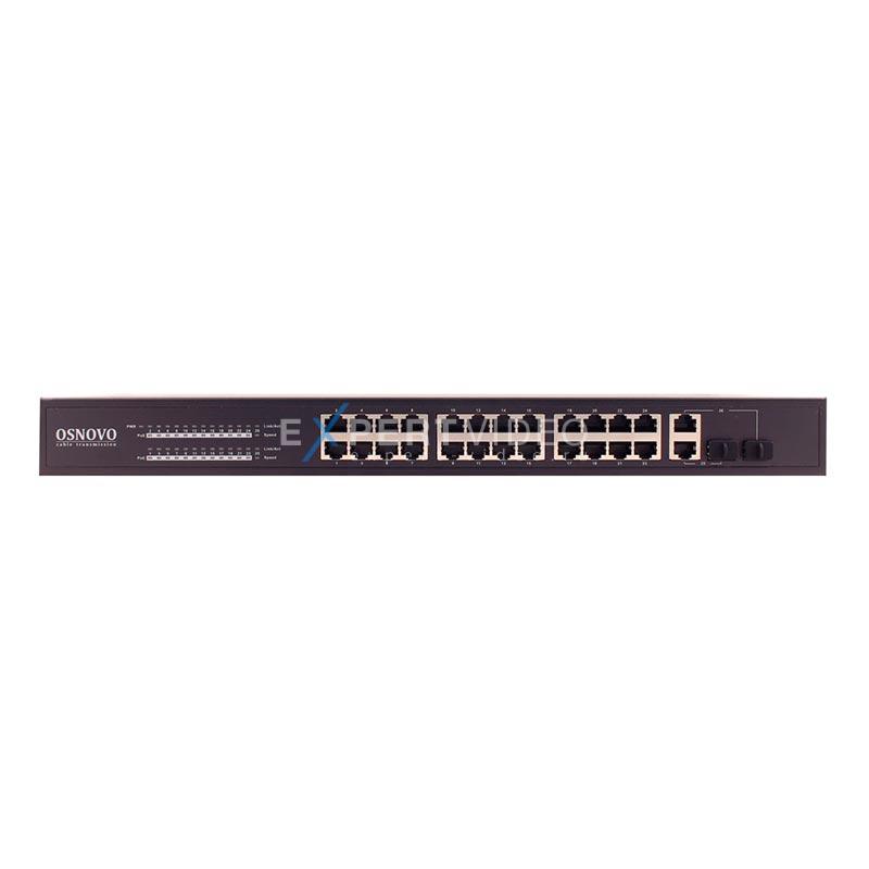 Коммутатор Ethernet Osnovo SW-62422/B(330W)