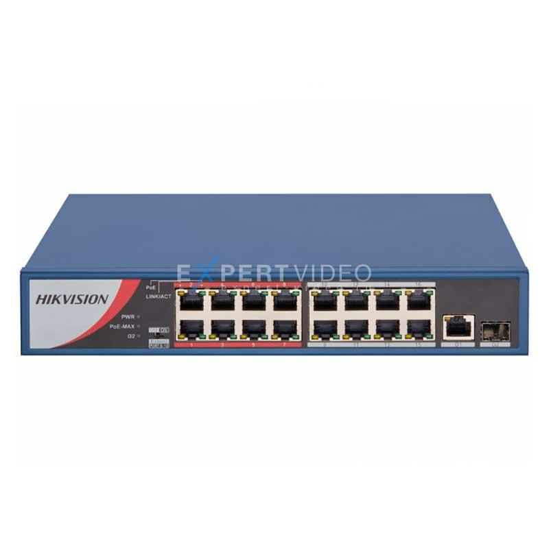 Коммутатор Ethernet Hikvision DS-3E0318P-E/M(B)