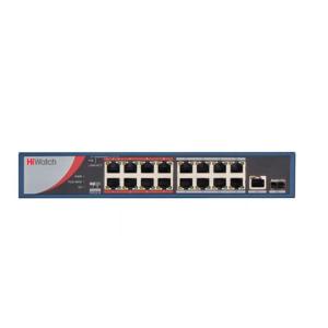 Коммутатор Ethernet HiWatch DS-S1816P(B)