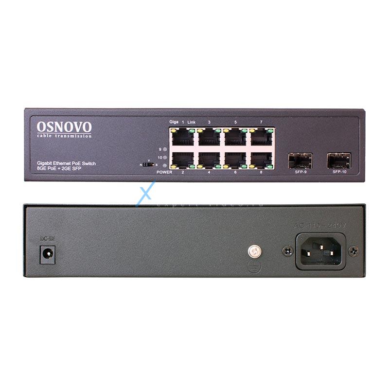 Коммутатор Ethernet Osnovo SW-80802(150W)