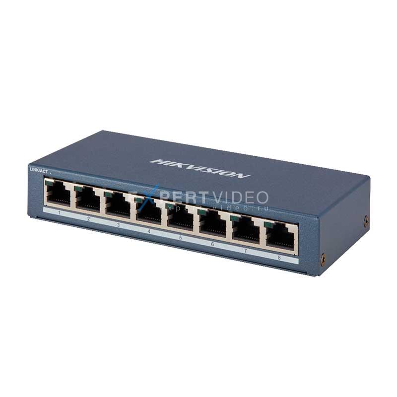 Коммутатор Ethernet Hikvision DS-3E0508-E(B)
